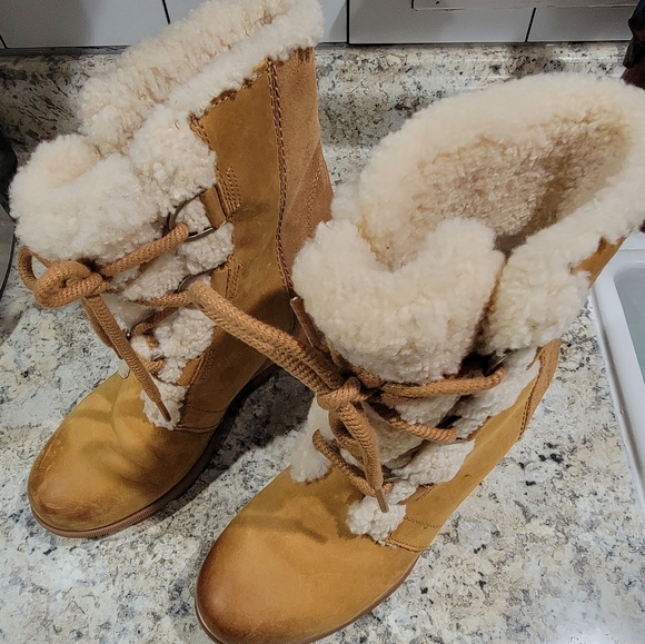 Sorel Shearling Joan of Arctic Wedge II - Picture 12 of 15